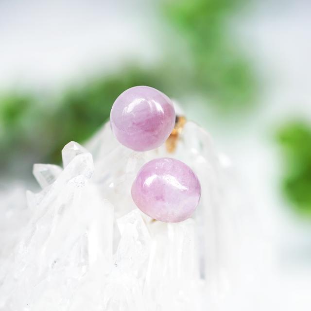 楽天市場】クンツァイト ピアスの通販