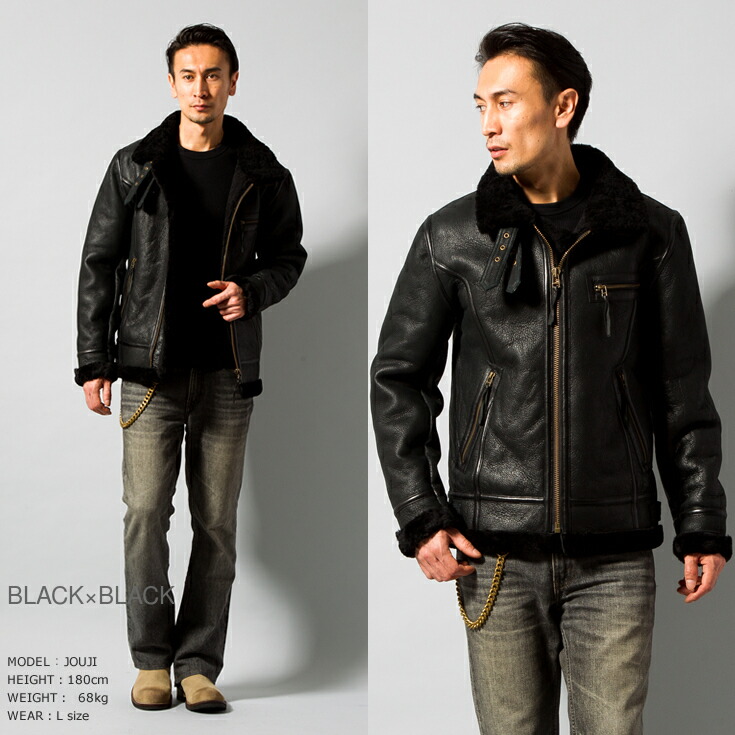 楽天市場】【20周年記念20%OFFクーポン】Liugoo Leathers 本革 B-3