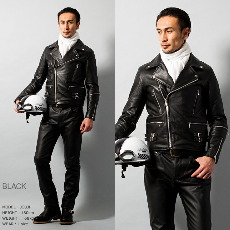 楽天市場】【30%OFFクーポン】Horn Works 本革 UKダブルライダース