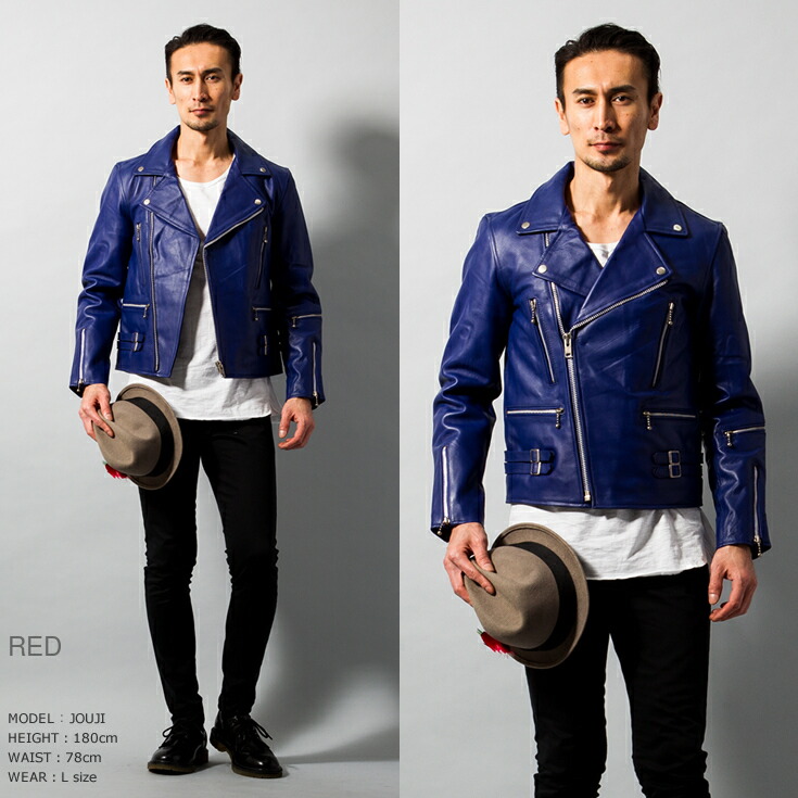 楽天市場】Horn Works 本革 UKダブルライダースジャケット メンズ