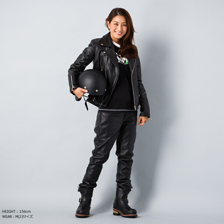 楽天市場】Horn Works 本革 スリムフィットレザーパンツ レディース