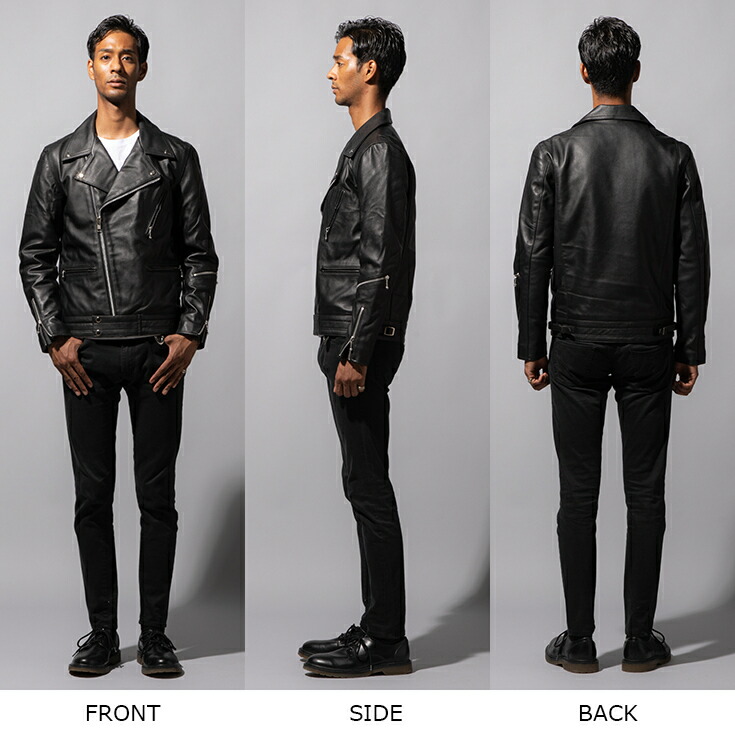 楽天市場】Horn Works 本革 ダブルライダース メンズ ホーンワークス