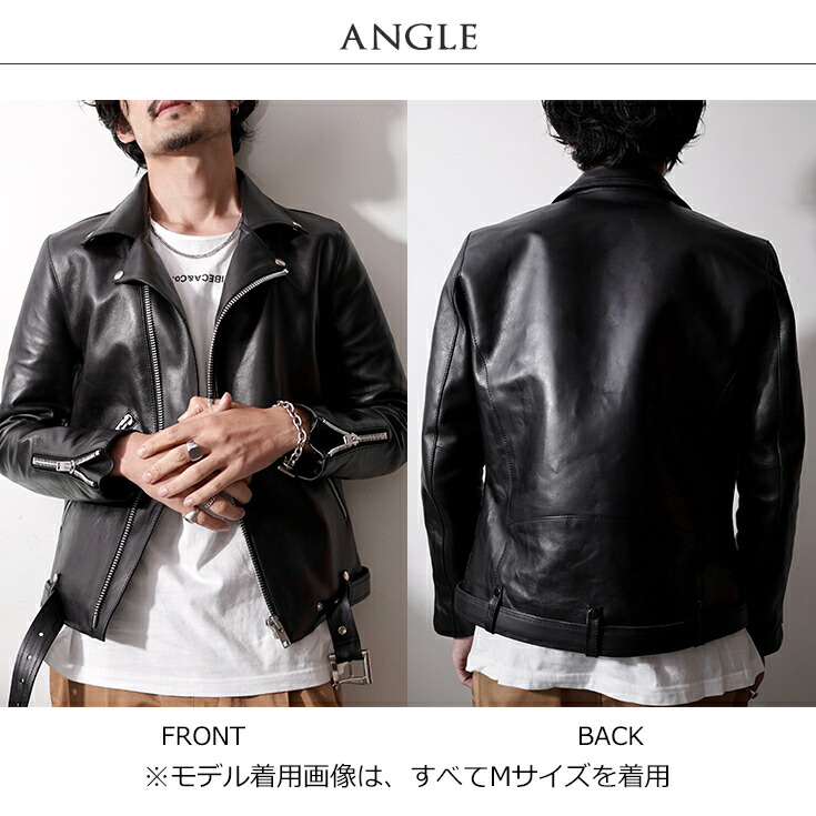 楽天市場】VaLLet 本革 ダブルライダースジャケット メンズ ヴァレット