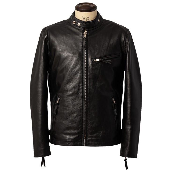 楽天市場】【50%OFFクーポン】Liugoo Leathers 本革 立襟シングル