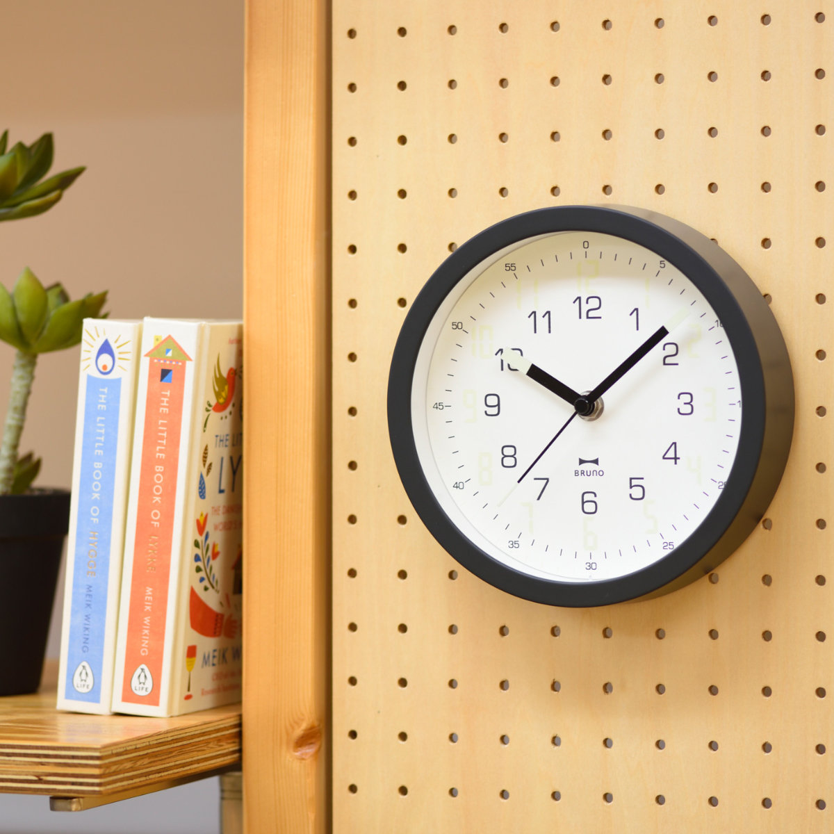 楽天市場】BRUNO 置掛両用時計 蓄光7セグクロック 連続秒針