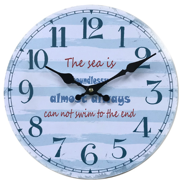 楽天市場】掛け時計 28cm オーシャン モチーフクロック Ocean