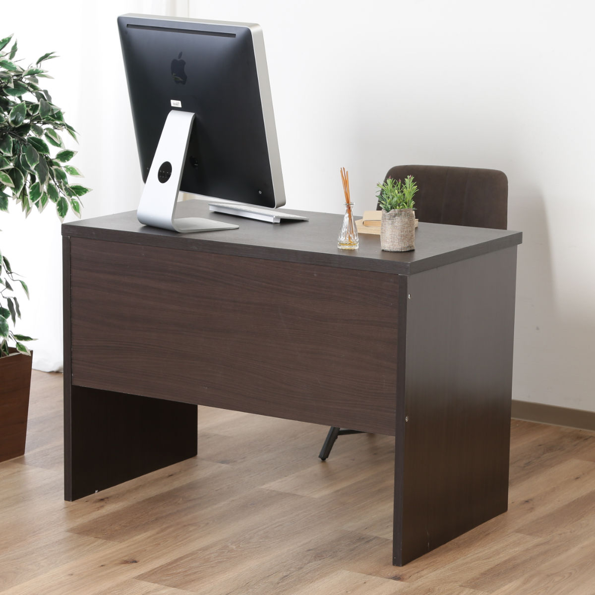 楽天市場】ワークデスク チェスト 2点セット 幅101cm 木目調