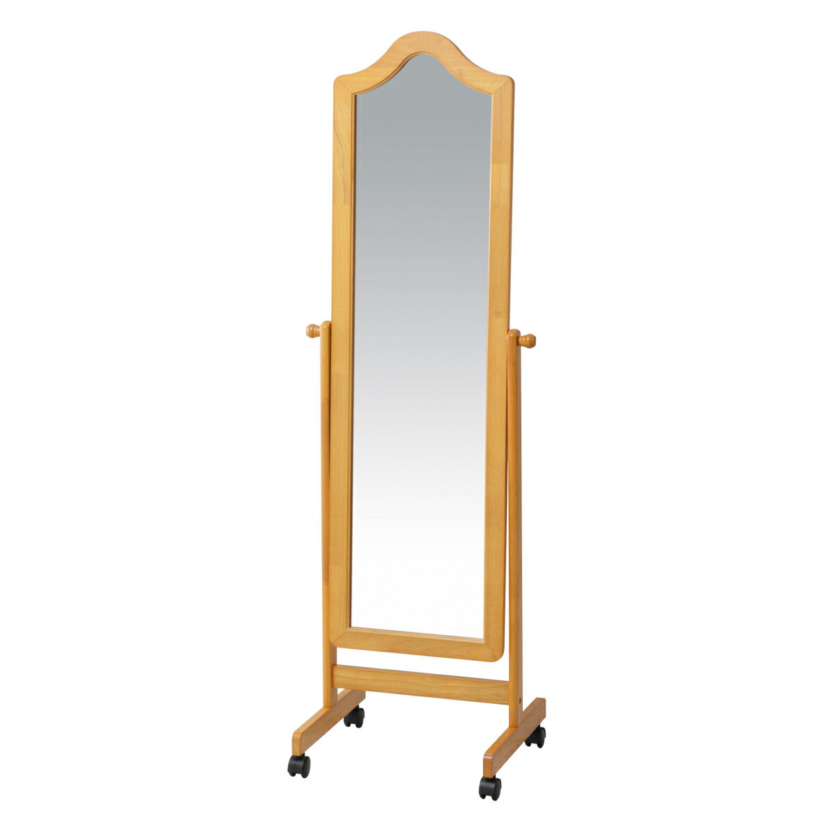 楽天市場】スタンドミラー 姿見 木製 約幅50cm （ ミラー 全身鏡 鏡