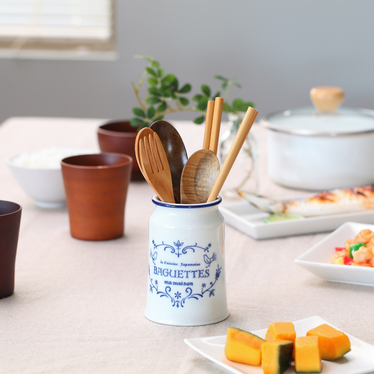 楽天市場】箸立て キュジーヌ （ 陶器 日本製 カトラリースタンド