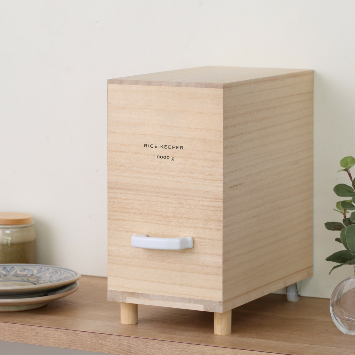 楽天市場】ライスストッカー 技物専科 米びつ 10kg用 キャスター付き