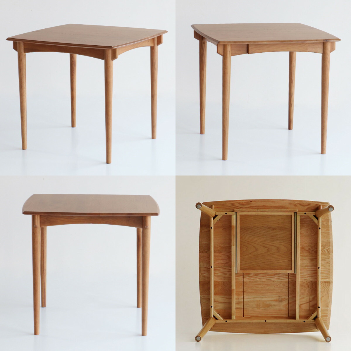 楽天市場】ダイニングテーブル 80cm スクエア 引出し付き コンパクト