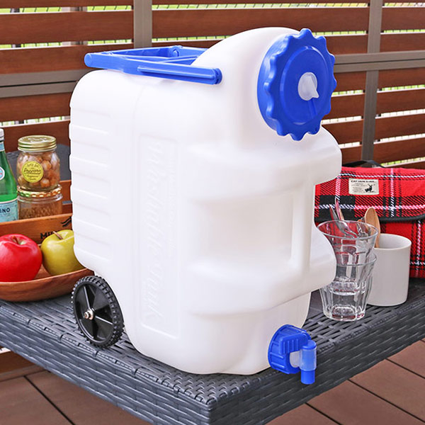 楽天市場】ウォータータンク キャスター付き 20L コック付き 日本製