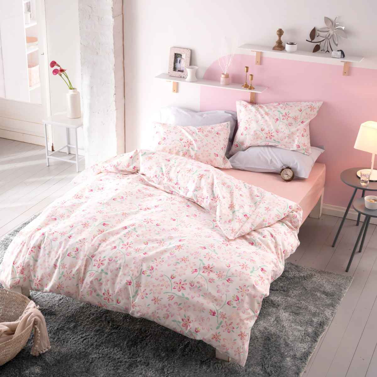 楽天市場】掛け布団カバー シングル Fab the Home ピュアリー 綿100