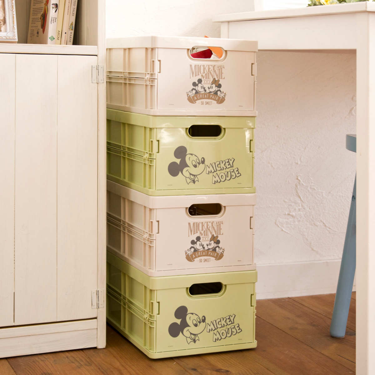 楽天市場】収納ボックス ディズニー スタッキングミニコンテナ （ 幅25