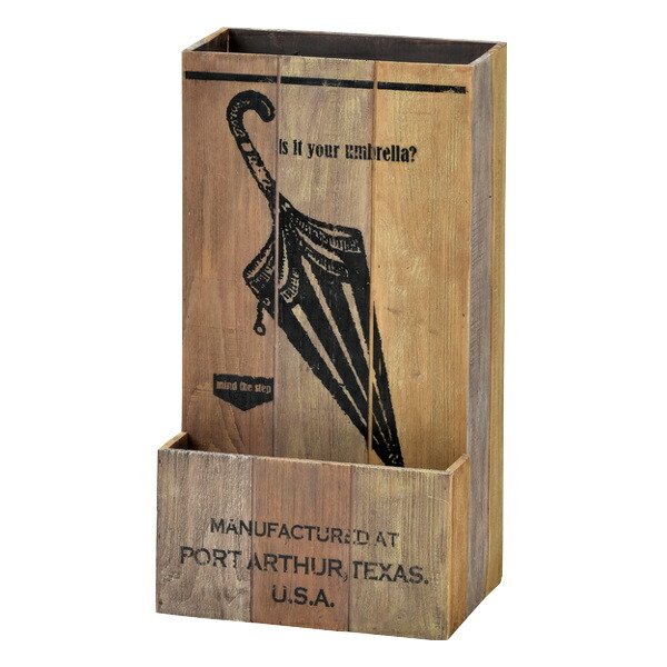 楽天市場】傘立て 屋外兼用 ウッド調 Vintage Box （ 送料無料
