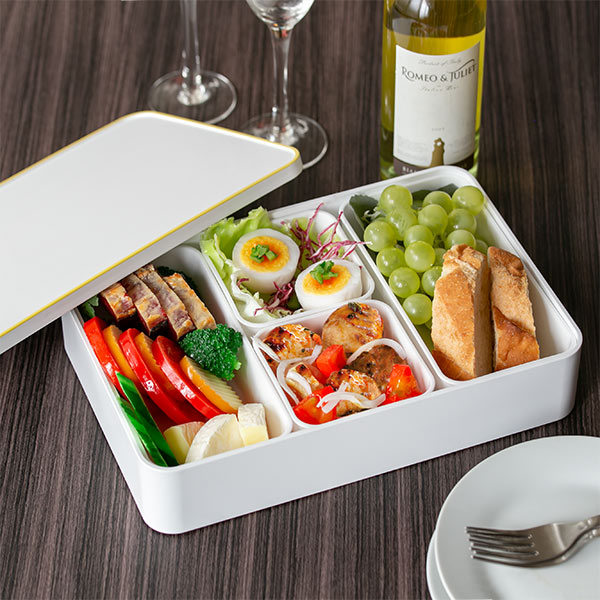 楽天市場】お弁当箱 1段 irodori 松花堂弁当箱 1460ml （ 弁当箱