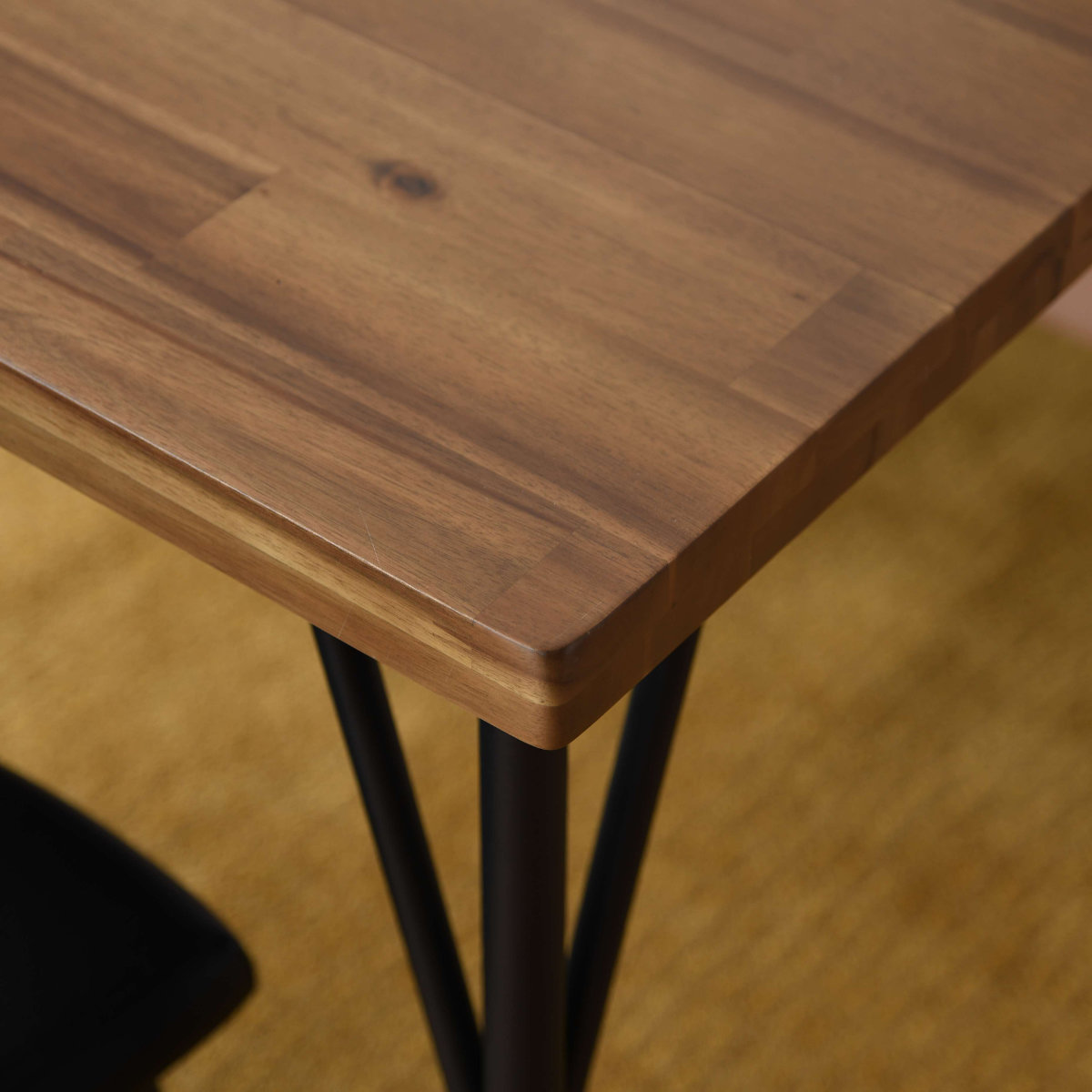 楽天市場】ダイニングテーブル 幅120cm アカシア無垢 ポッパー （ 4人