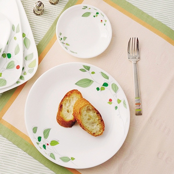 楽天市場】プレート 26cm コレール CORELLE 白 食器 皿 グリーン