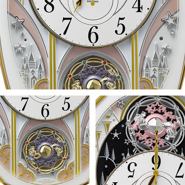 楽天市場】からくり時計 スモールワールドノエルS 電波時計 30曲収録