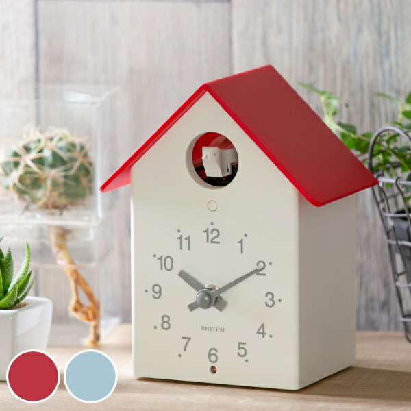 楽天市場】鳩時計 ふいごカッコー 置き時計 掛け時計夜間停止機能 北欧