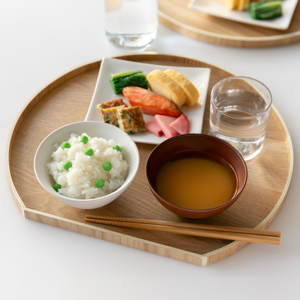 楽天市場】【レビュー特典付き】 お盆 36cm トレー 半月膳 半月盆 木製