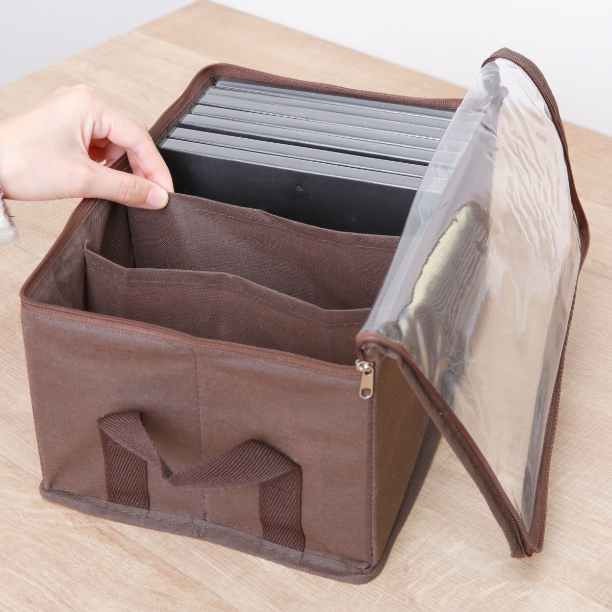 楽天市場】収納ボックス DVDサイズ 幅30×奥行20×高さ15cm メディア収納