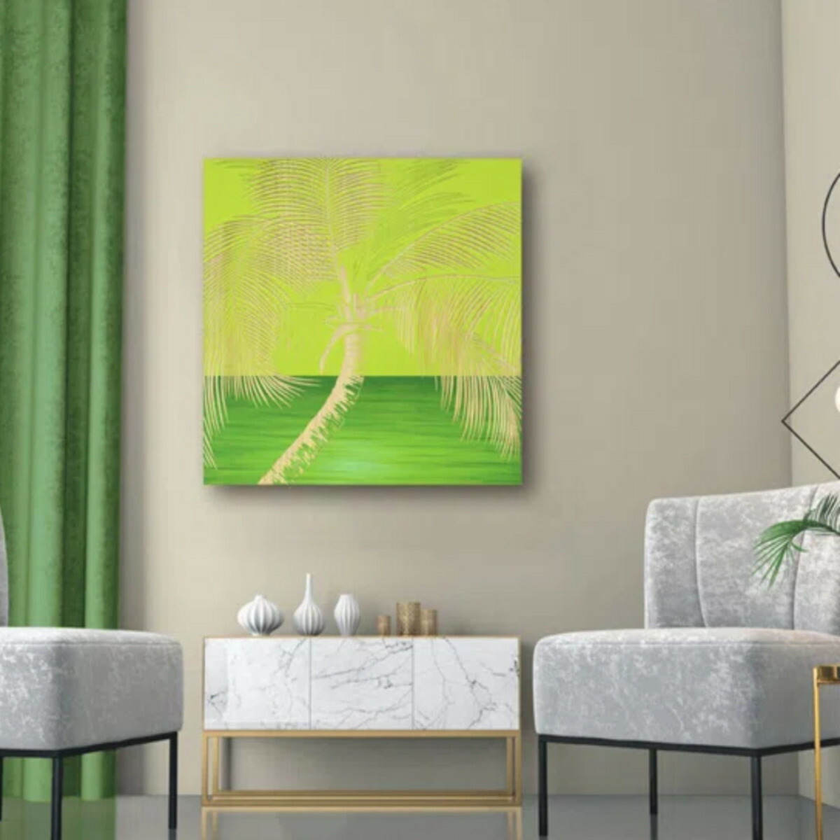 楽天市場】アートパネル ウッドスカルプチャーアート 60×60cm パーム