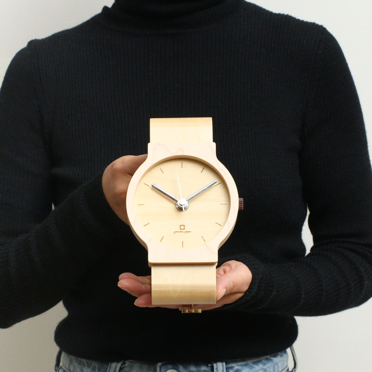 楽天市場】置き時計 腕時計風 木製 天然木 ヤマト工芸 北欧 北欧風