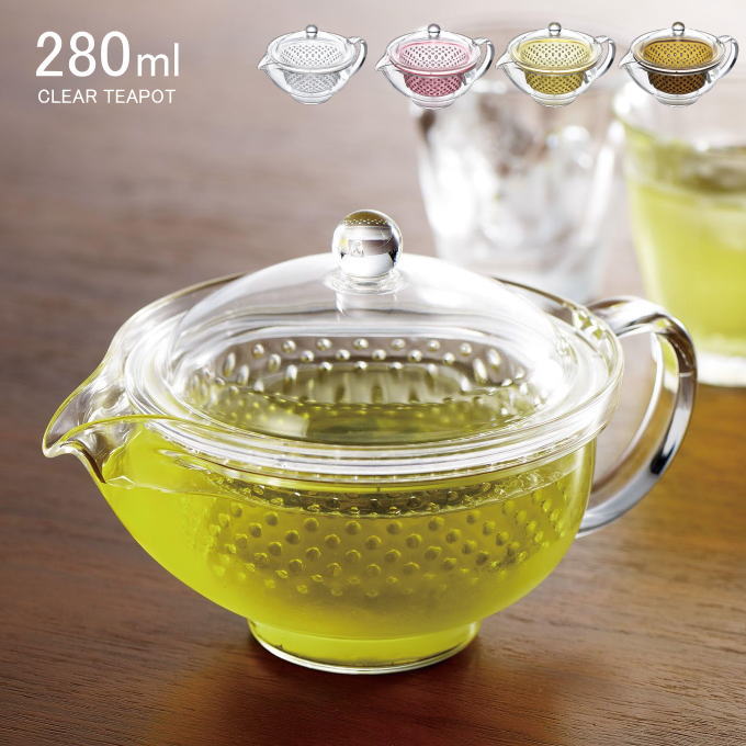 楽天市場】【SALE ポイント5倍】クリアティーポット ストレーナー 急須