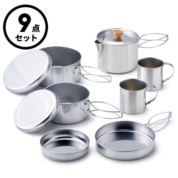 楽天市場】アウトランド キャンピングケトル＆クッカー6pc (マグカップ