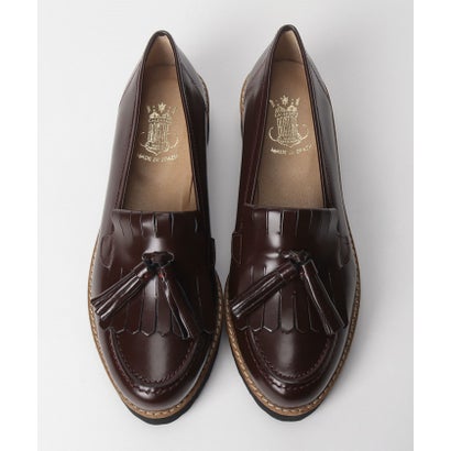 楽天市場】ボントレ BONTRE 厚底キルトタッセルローファー （ボルドー