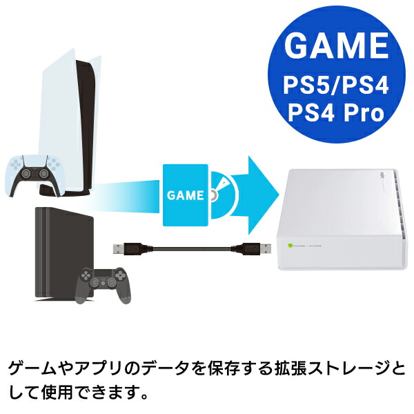 楽天市場】ロジテック HDD 外付け 4TB 白 ホワイト 国産 省エネ静音 PC