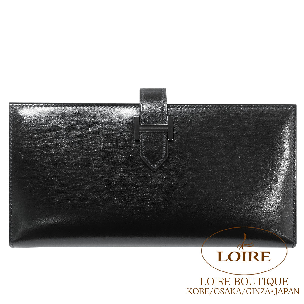 楽天市場】エルメス ベアン スフレ モノクロームクロ ボックスカーフ