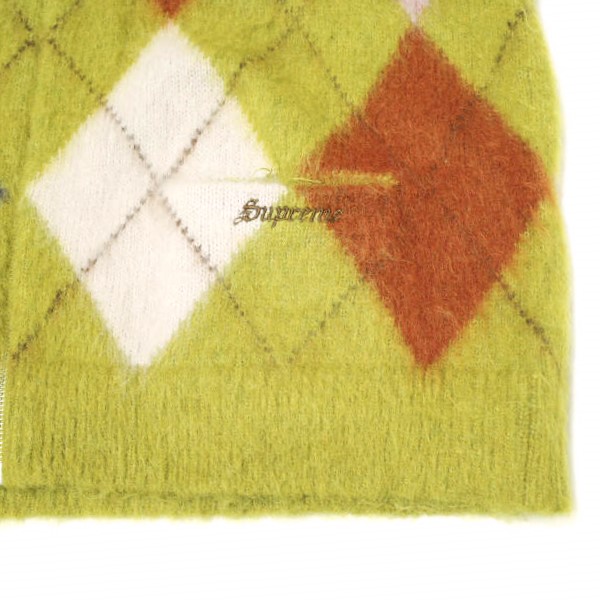 楽天市場】SUPREME シュプリーム 24SS BRUSHED ARGYLE ZIP UP VEST