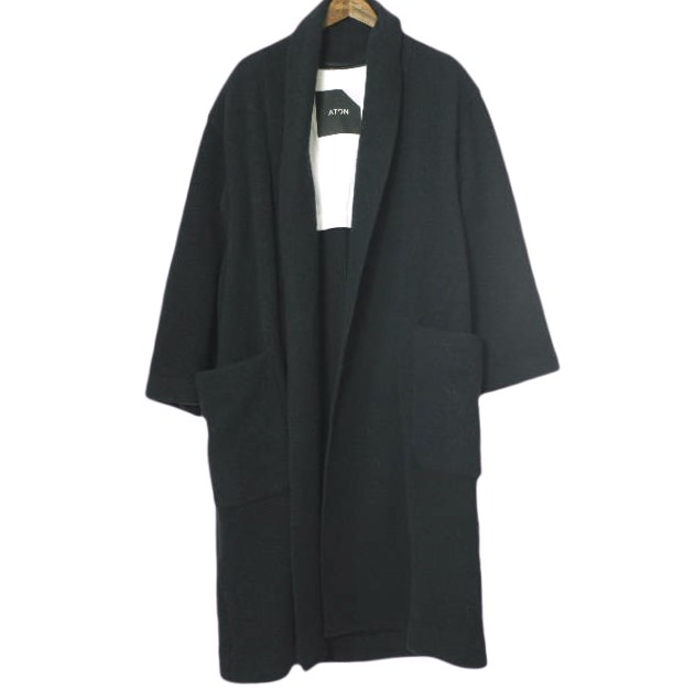 楽天市場】ATON エイトン 日本製 WOOL FLEECE ROBE COAT ウール