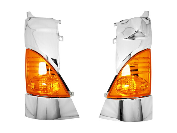 楽天市場】日野 レンジャープロ メッキコーナーパネル オレンジ