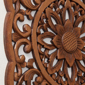 楽天市場】【最大半額＆7%OFFクーポン】玄関 アジアン レリーフ ウッド