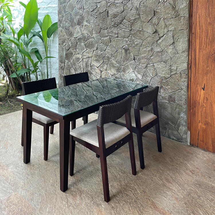 楽天市場】【最大半額＆7%OFFクーポン】アジアン テーブル ガラス天板