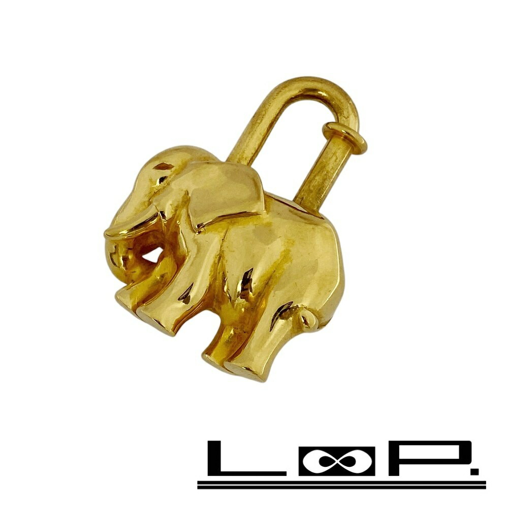 楽天市場】エルメス カデナ エレファント ゴールドの通販