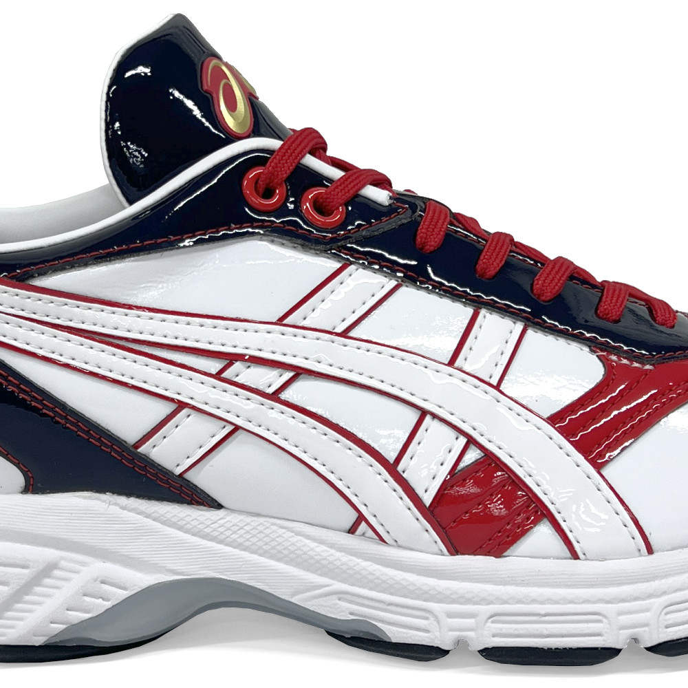 楽天市場】ネイビー×レッド アシックス 野球 トレーニングシューズ