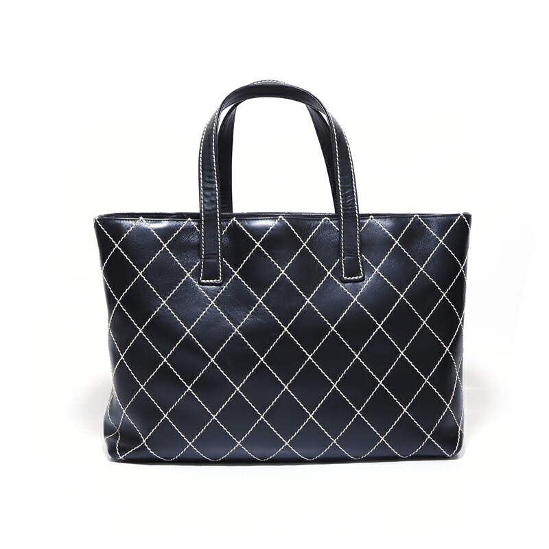 楽天市場】シャネル CHANEL ワイルドステッチ ハンド トートバッグ