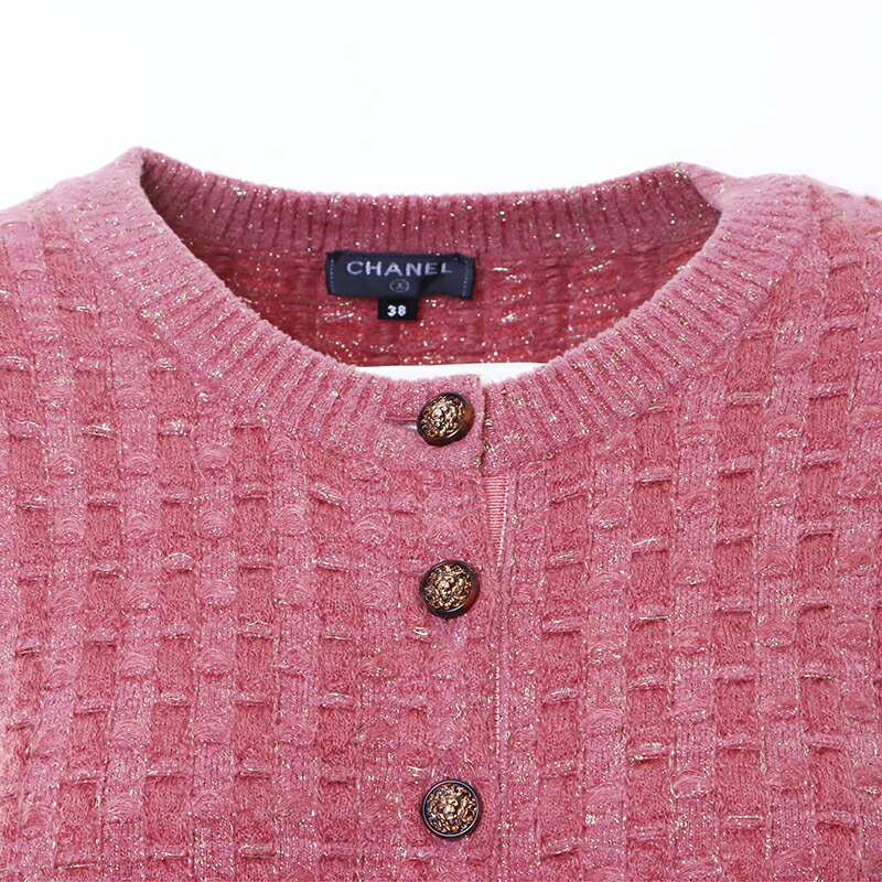 楽天市場】【大幅値下げ】 シャネル CHANEL Size:38 ラメ ニット 半袖