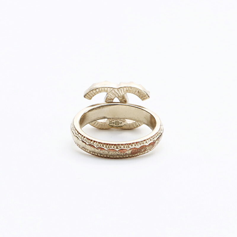 楽天市場】シャネル CHANEL ココマーク ラインストーン A12P リング