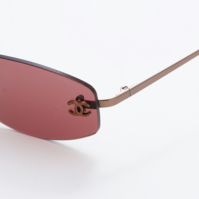 楽天市場】シャネル CHANEL ココマーク 枠無し サングラス ピンク