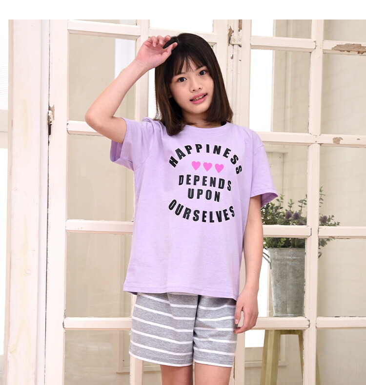楽天市場】【期間限定10%OFF】パジャマ キッズ 女の子 綿100％ 半袖 春