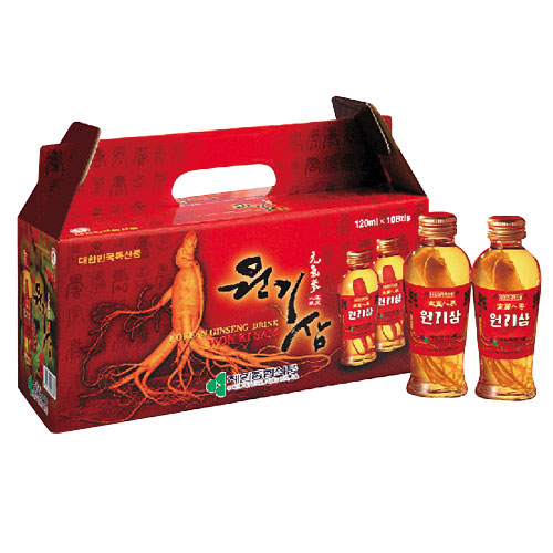 楽天市場】ゼイル 元気参 高麗人参ドリンク 1BOX=120ml×10本・瓶 高麗