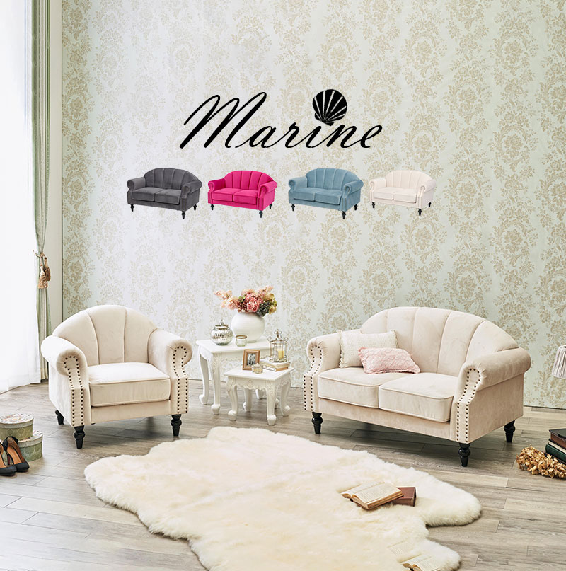 楽天市場】【3%クーポンあり☆7・8日限定】ソファ 2人掛け【Marine