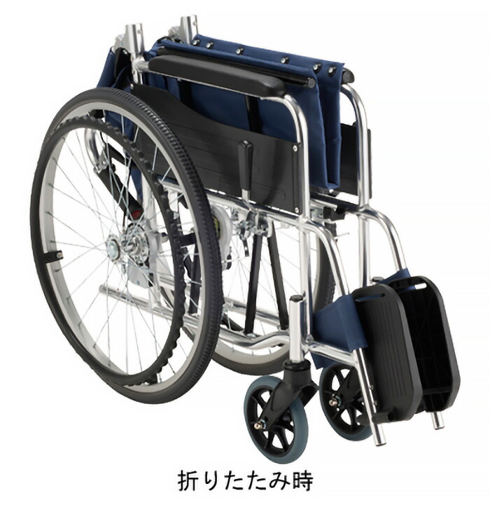 楽天市場】車椅子 折りたたみ ノーパンクタイヤ エコノミー車いす 自走