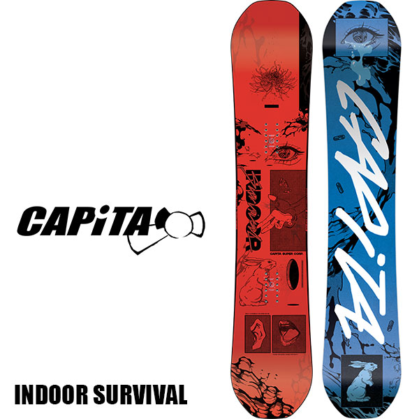 楽天市場】2023-2024年モデル CAPITA SNOWBOARD INDOOR SURVIVAL