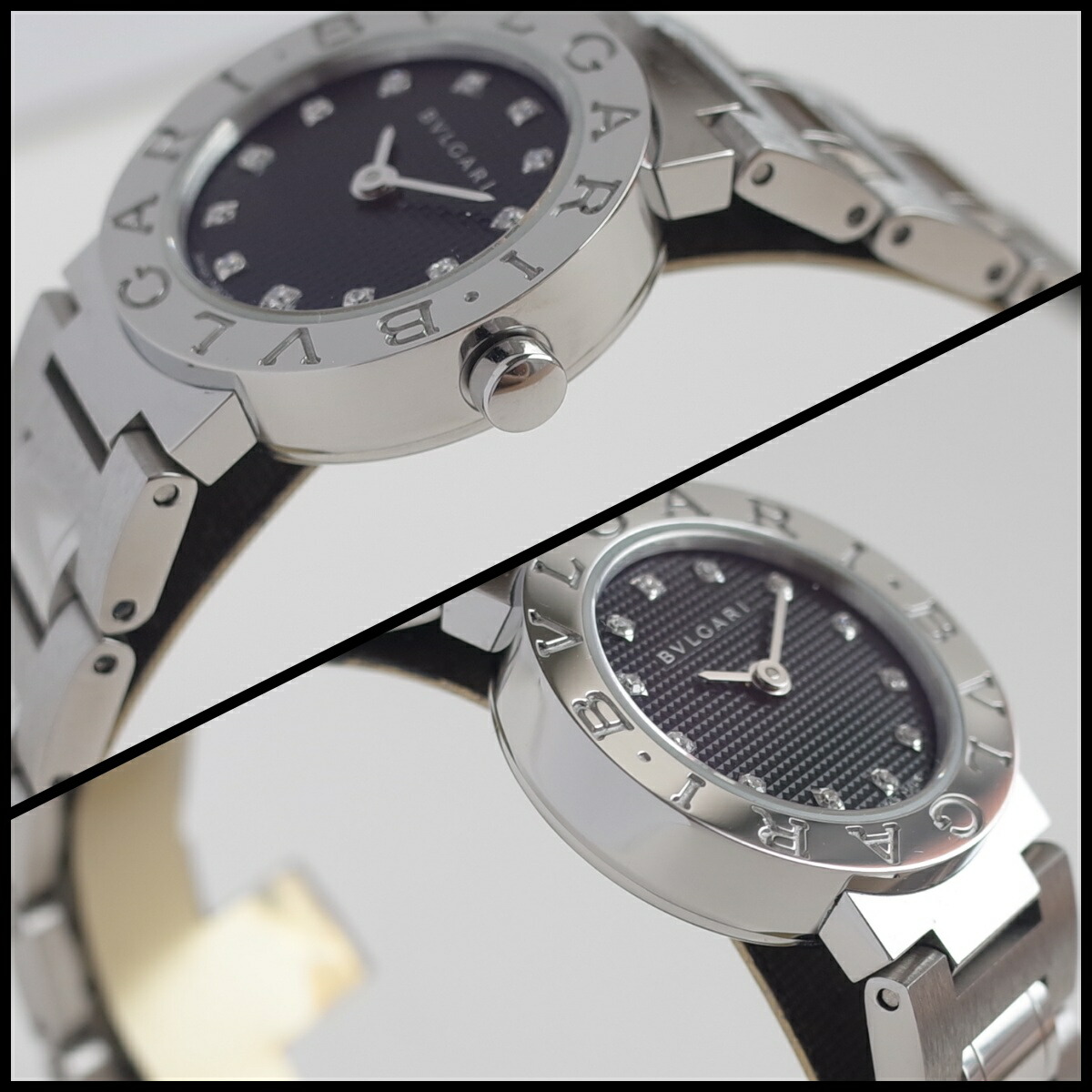 楽天市場】【中古】美品 保証書 BVRGALI ブルガリブルガリ BB23SS